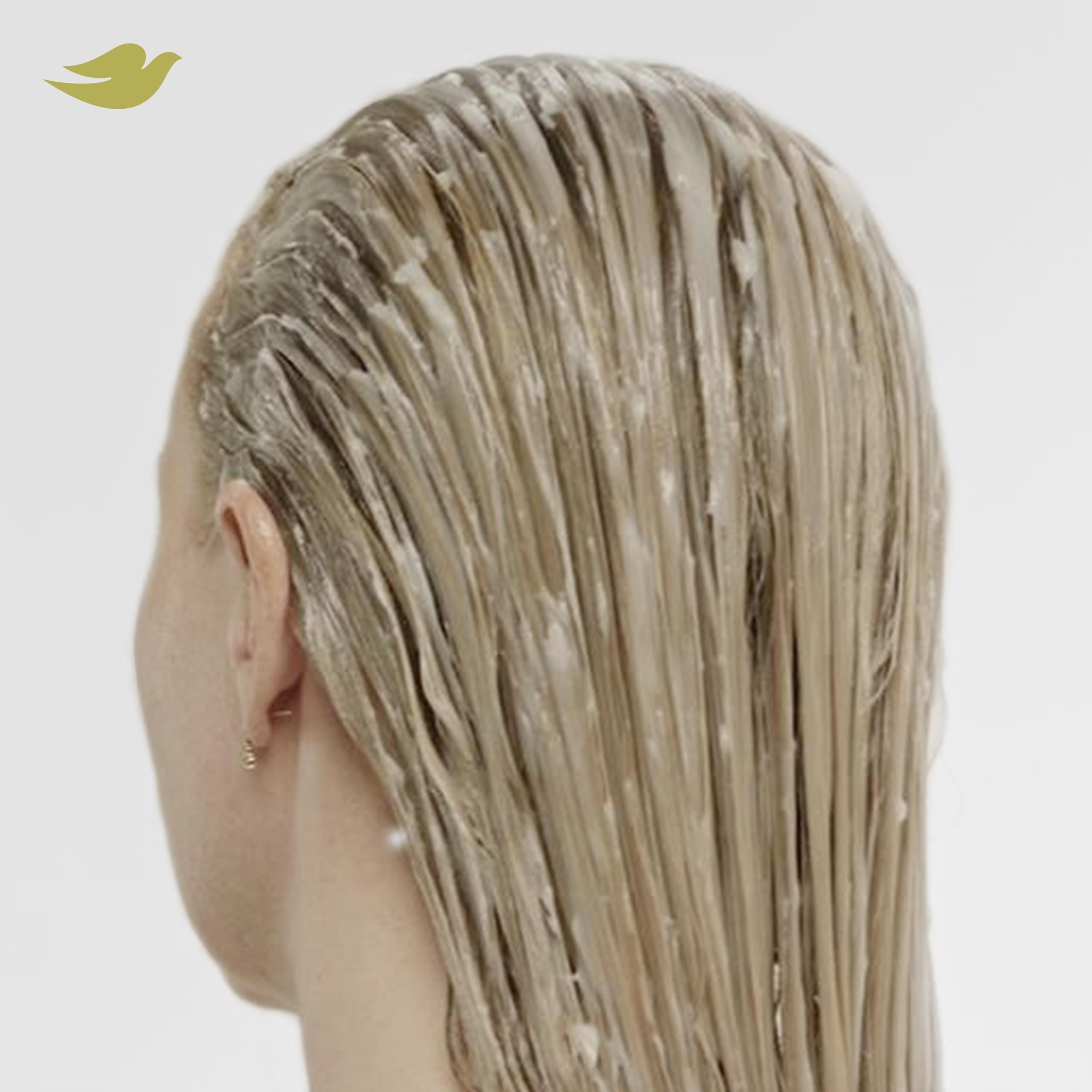 Dove Bond Strength packaging closeup highlights cruelty-free labeling and peptide complex