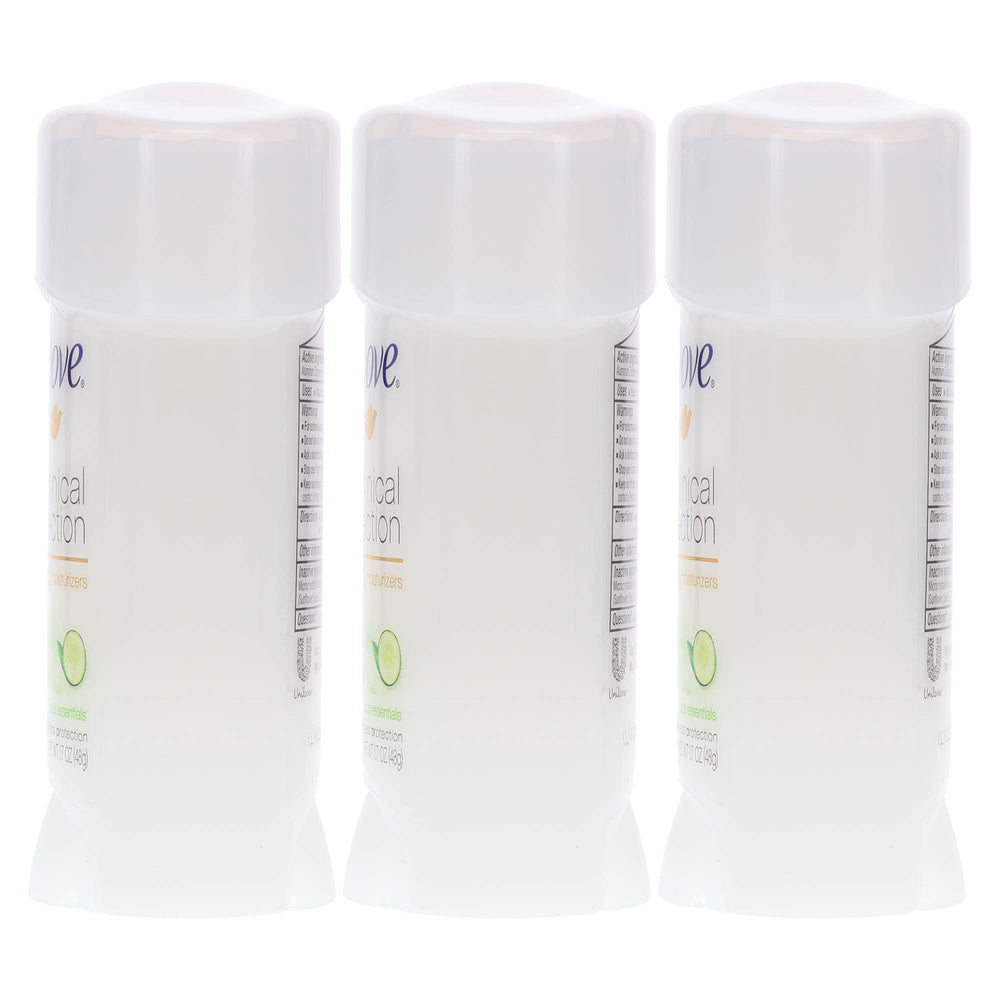 Dove Clinical Protection Cool Essentials cap detail shows secure twist cap for easy, mess-free use.
