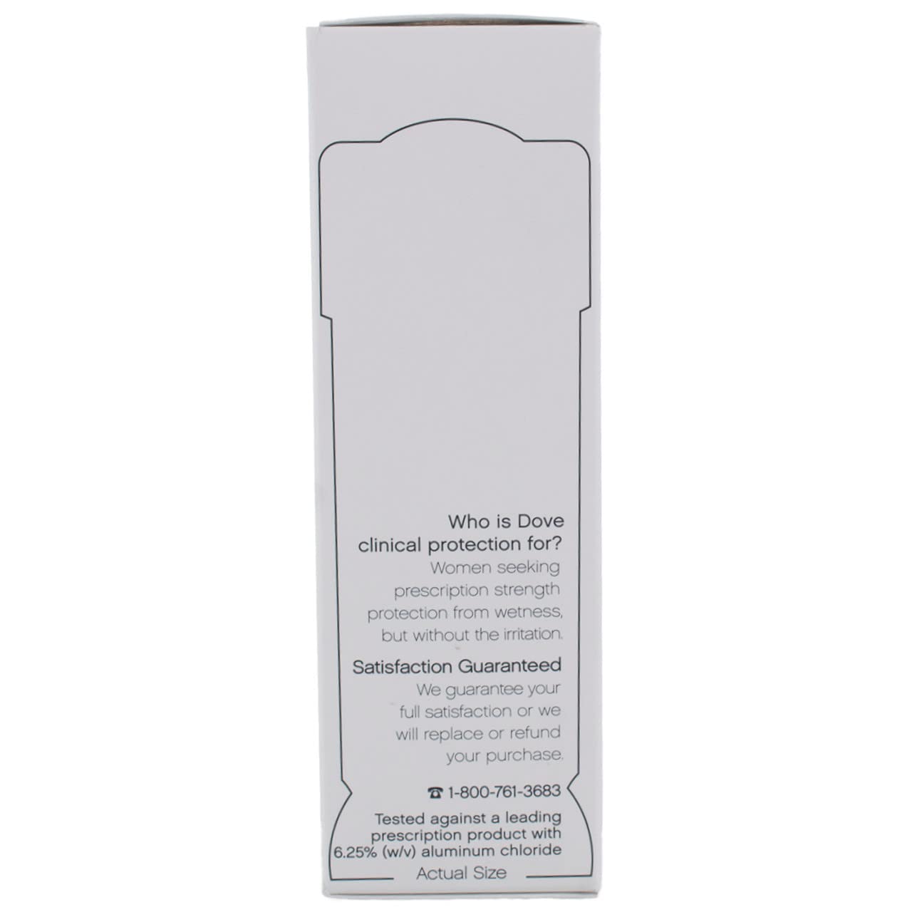 Dove Clinical Protection Original Clean application on skin demonstrating quick-dry formula