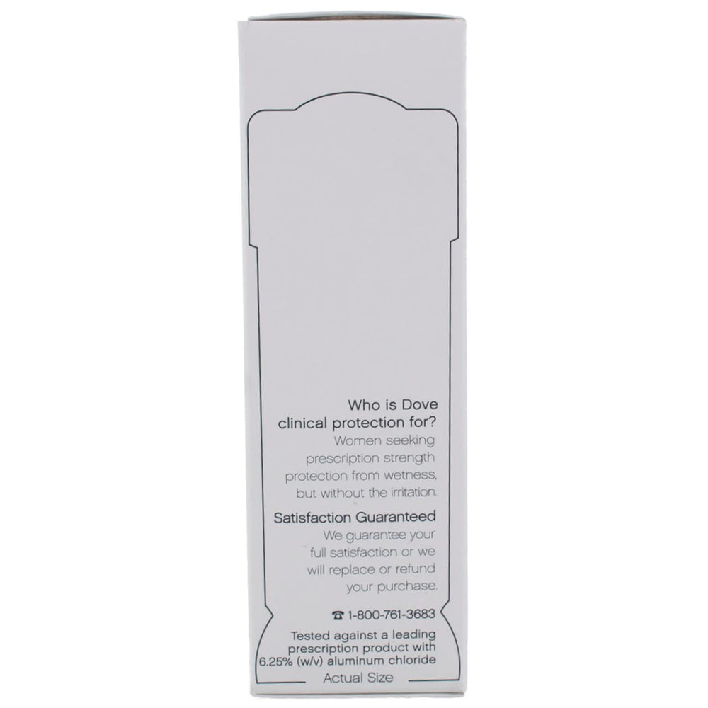 Dove Clinical Protection Original Clean application on skin demonstrating quick-dry formula