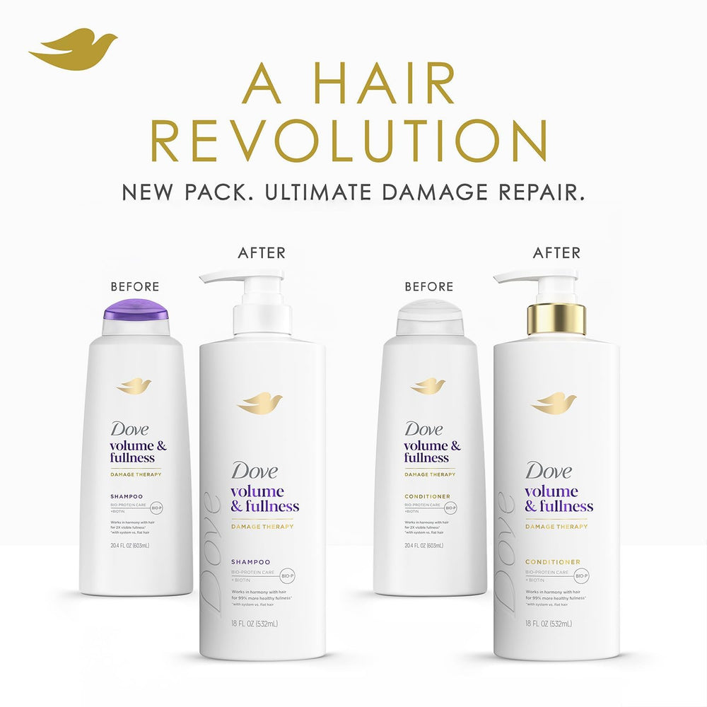 Dove conditioner with collagen and biotin helps smoother, tangle-free strands.
