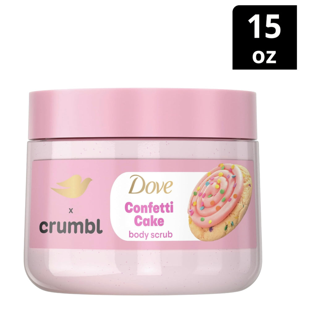 Dove Crumbl Confetti Cake limited edition packaging on display for gift-worthy vibe.