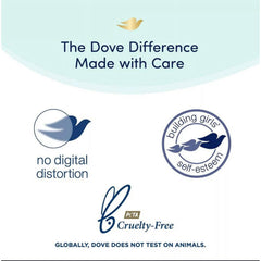 Dove Daily Moisture hair closeup showing silky texture and detangling ease.