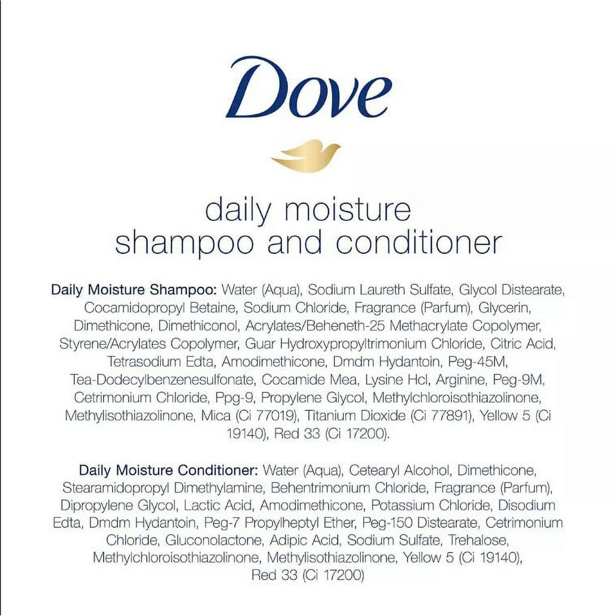 Dove Daily Moisture packaging duo highlighting value and long-lasting nourishment.