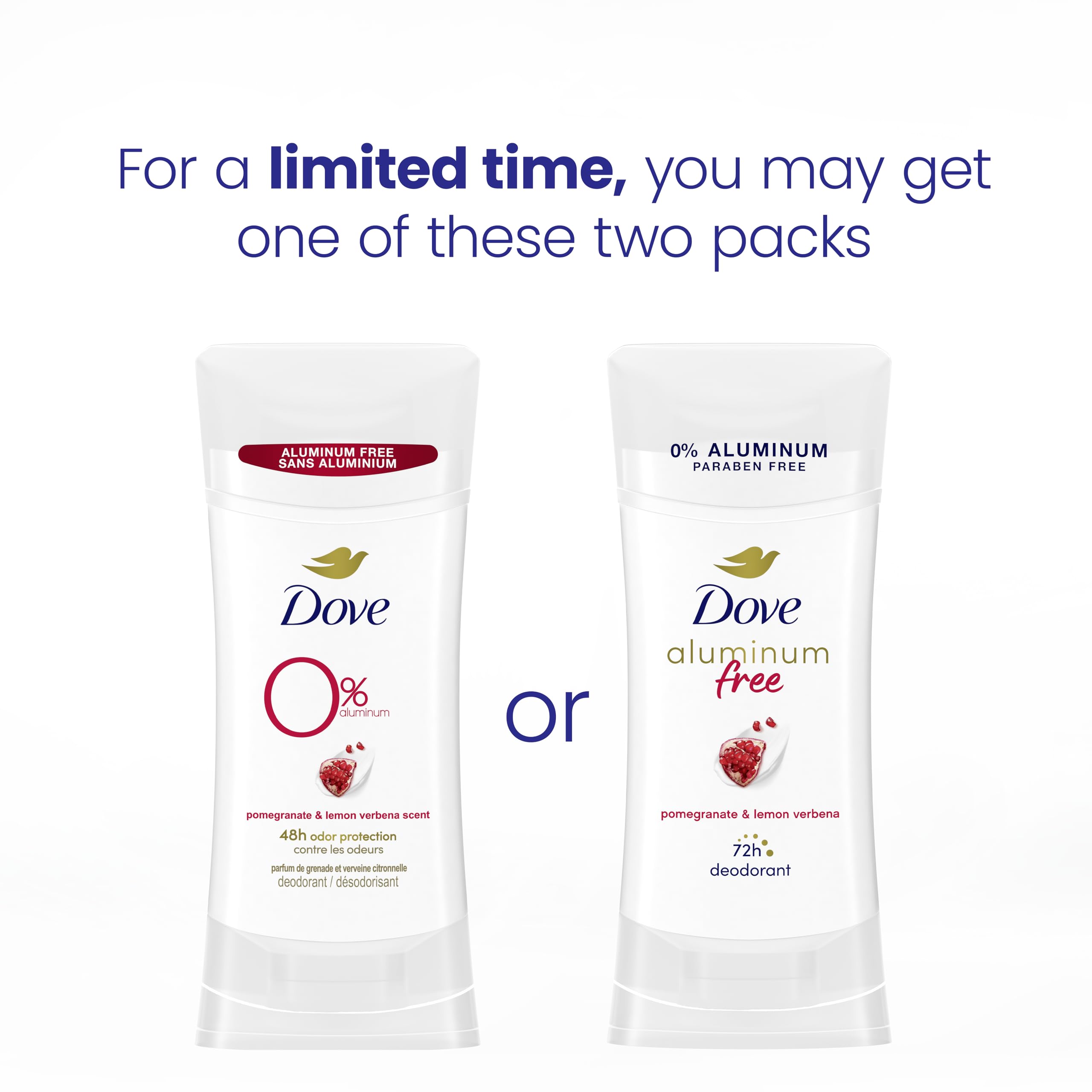 Dove daily-use deodorant stick underarm image suggests easy swipe after shower.
