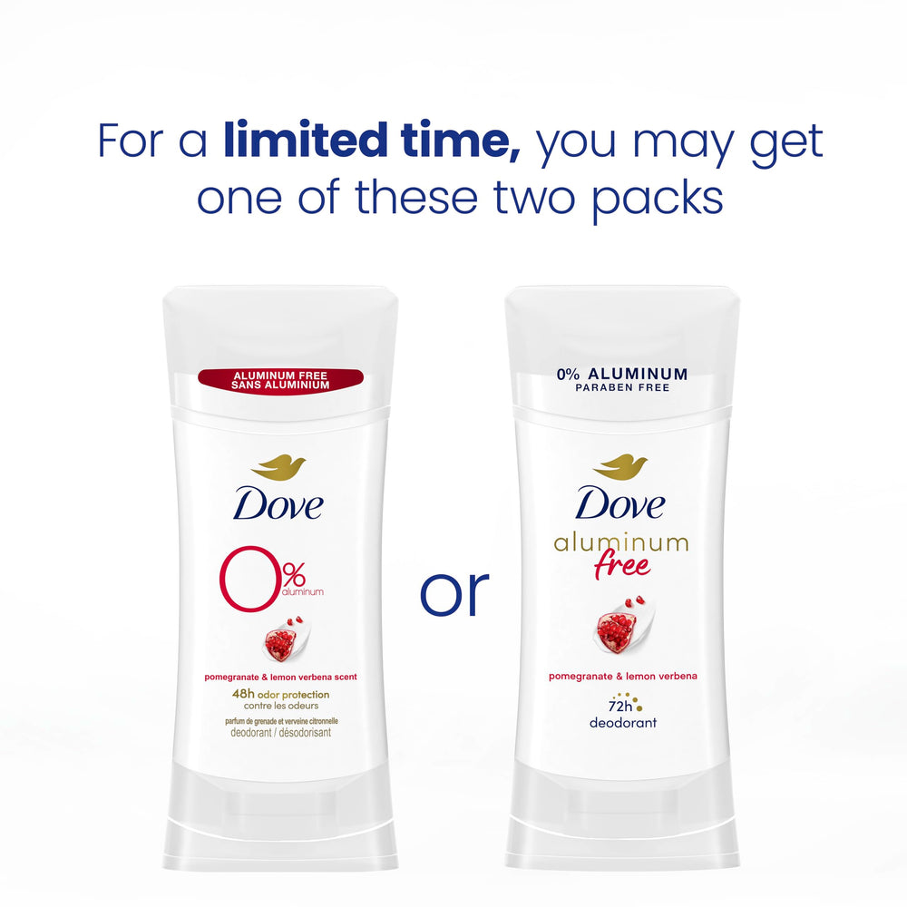 Dove daily-use deodorant stick underarm image suggests easy swipe after shower.