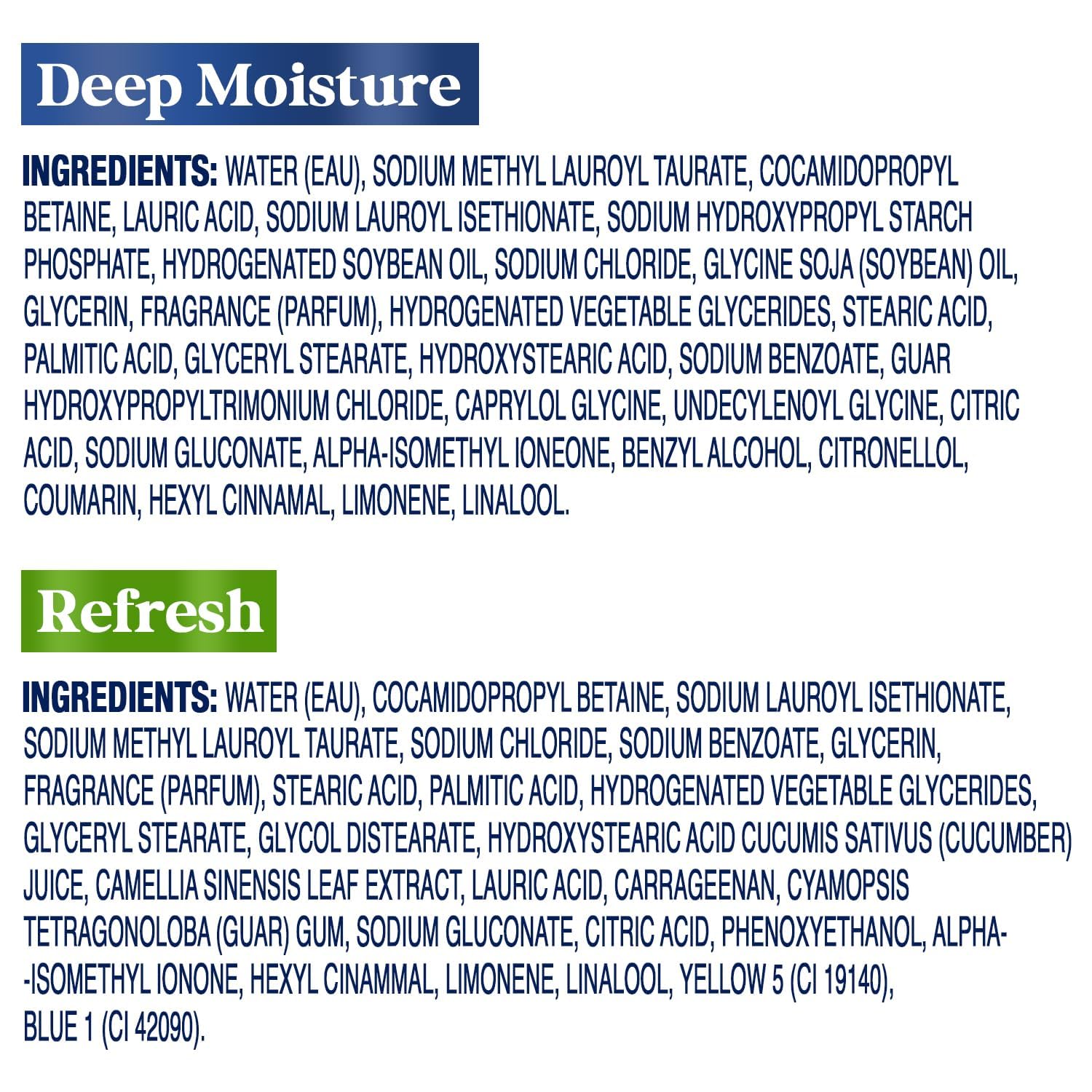 Dove Deep Moisture body wash bottle front emphasizing rich lather and softness