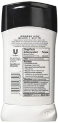 Dove Degree Ultra Clear Black and White stick for daily wear with anti-white marks.