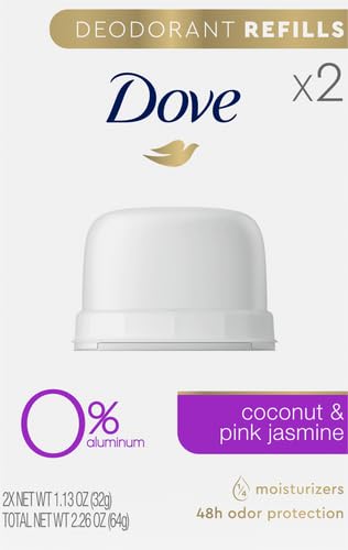 Dove deodorant refill packaging made with 98% recycled plastic