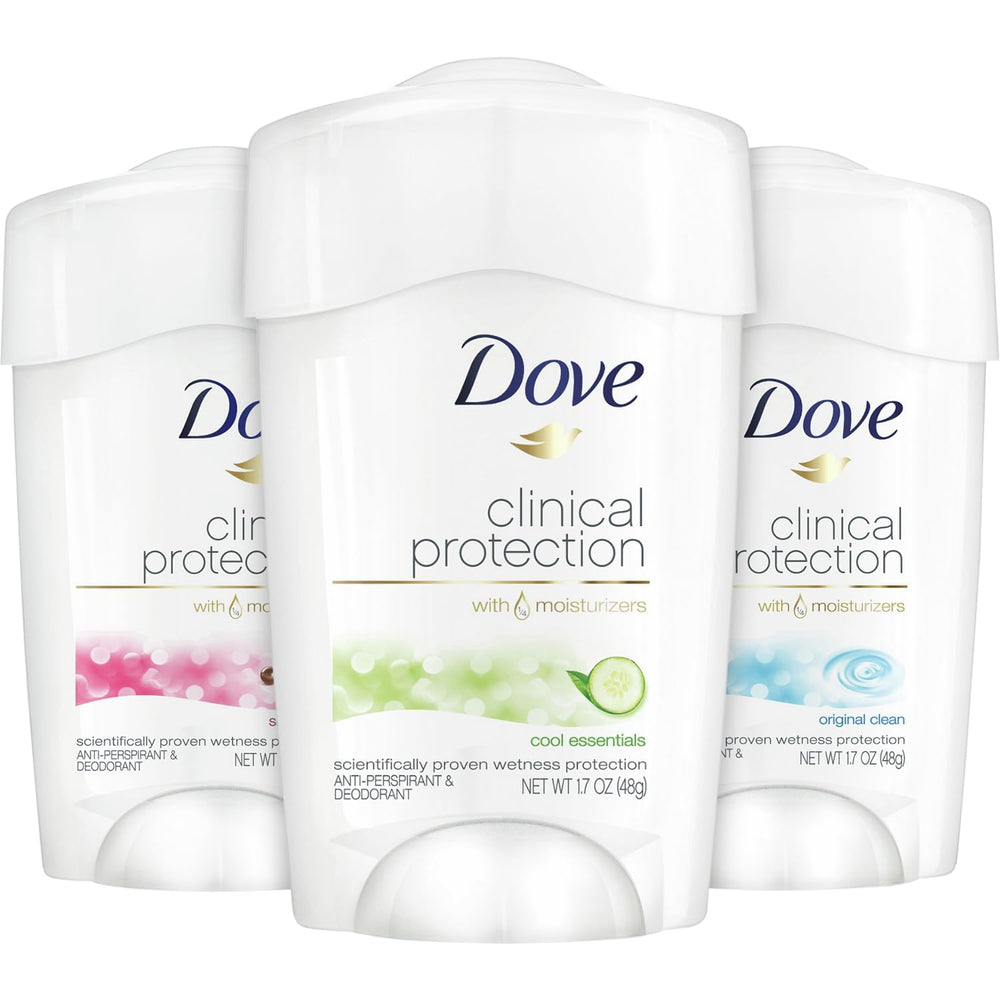 Dove Deodorant three-pack Cool Essentials for all-day odor control