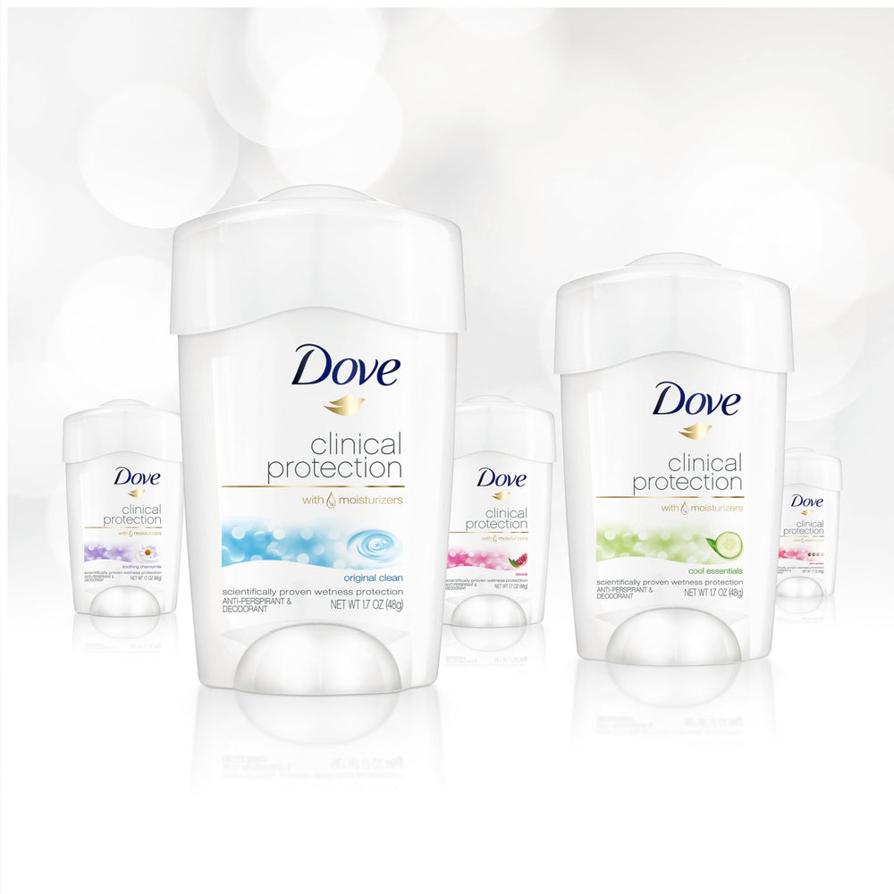 Dove Deodorant travel-size sticks ideal for home and on-the-go