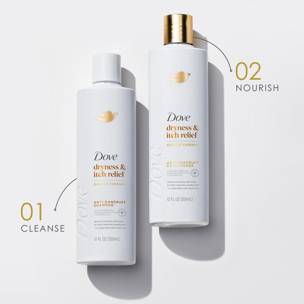 Dove DermaCare hair smoothing close-up captures frizz control and healthy shine.