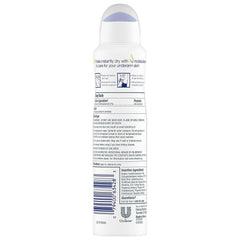 Dove Dry Spray Invisible Sheer Fresh 3-pack display highlights value and convenience.