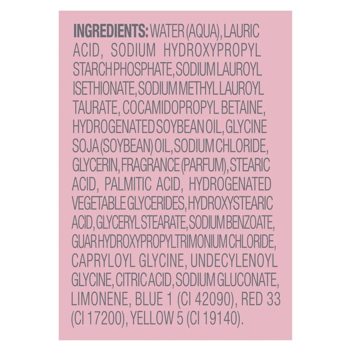 Dove: ducha corporal con fragancia frutal a fresa y vainilla.
