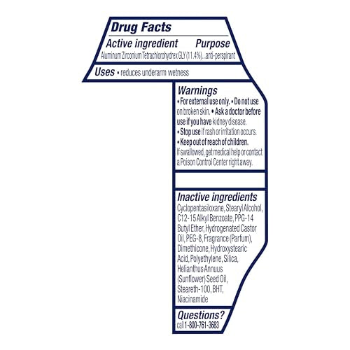 Dove Even Tone 48-hour protection against odor and wetness.