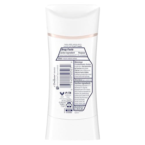 Dove Even Tone stick application close-up highlighting smooth glide.