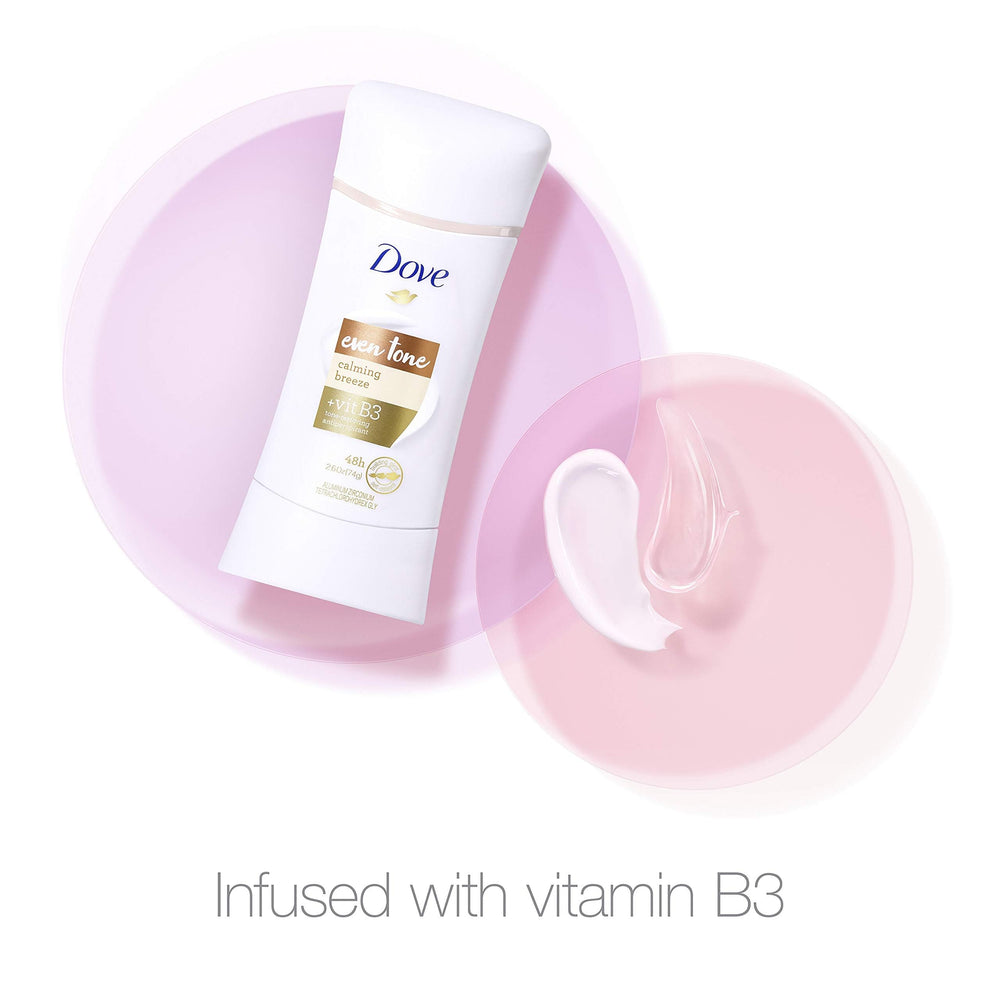 Dove Even Tone stick being applied to underarm area.