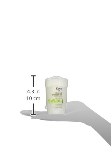 Dove everyday application stick demonstrates easy, mess-free use.