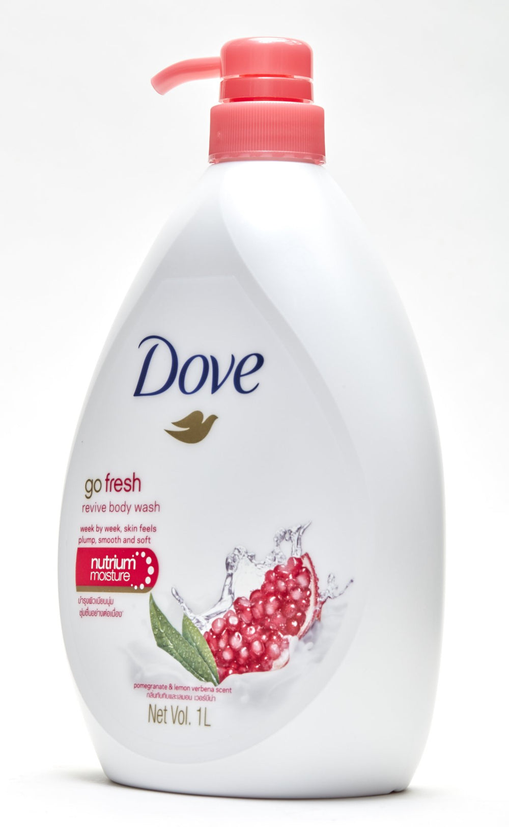Dove Go Fresh Revive packaging box indicates 1 liter international version