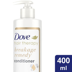 Dove Hair Therapy nutrient-lock serum close-up highlights peptide-rich treatment for stronger strands.