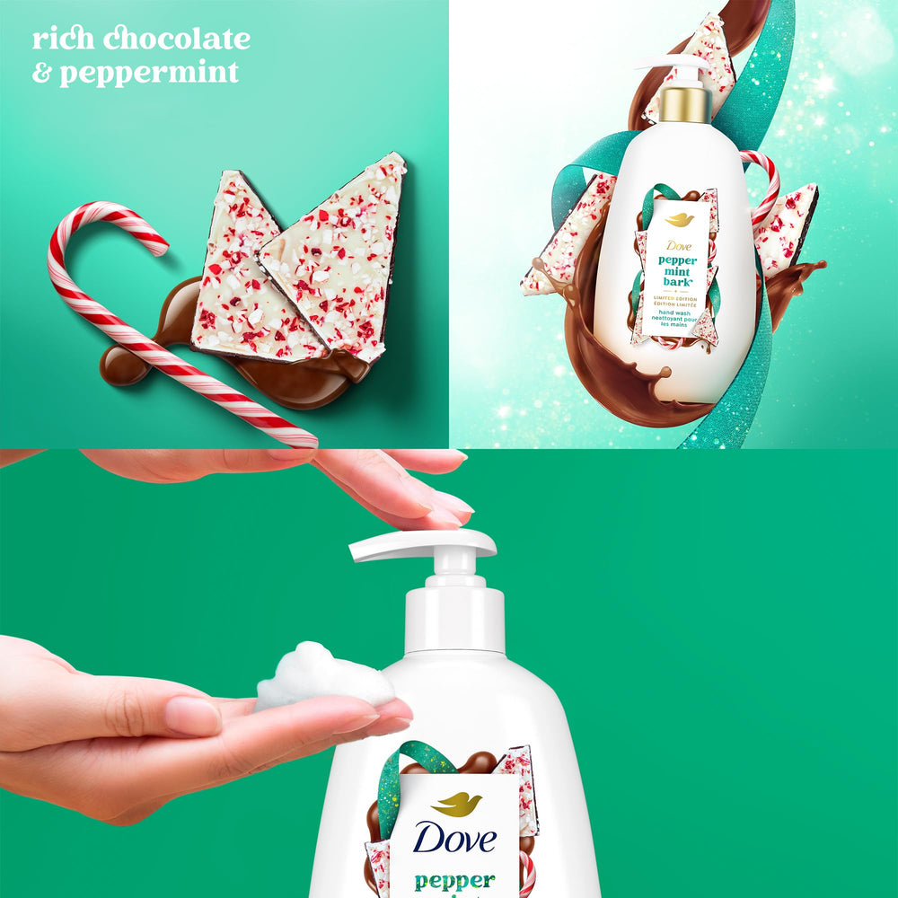 Dove Hand Soap Sugar Cookie Sprinkle bottle provides vanilla aroma with gentle cleansing.