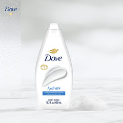 Dove Hydrate Body Wash 6-pack for everyday moisturized skin.