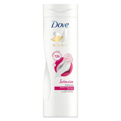 Dove Intense Nourishment bottle 250ml highlights deep moisture for dry skin.