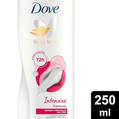 Dove Intense Nourishment cream swirl shows creamy texture for lasting softness.