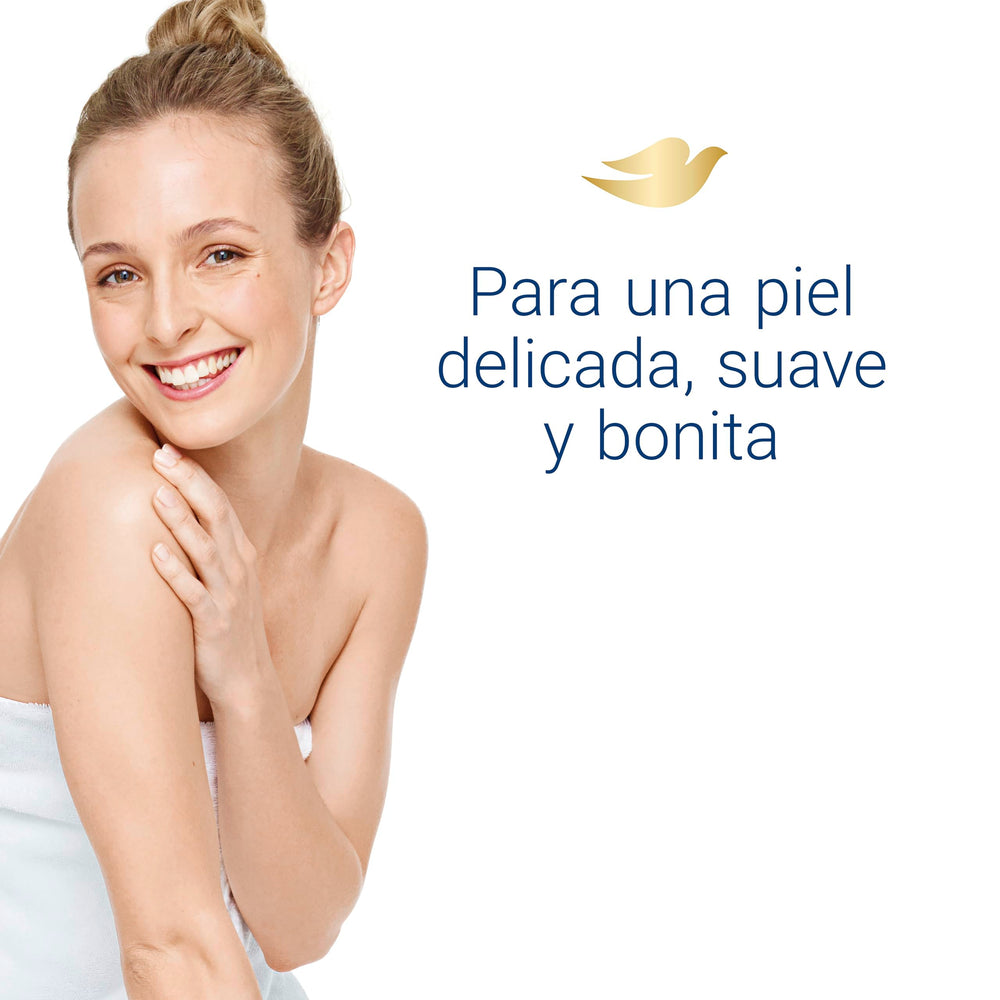 Dove Intense Nourishment dry skin illustration emphasizes extra hydration support.
