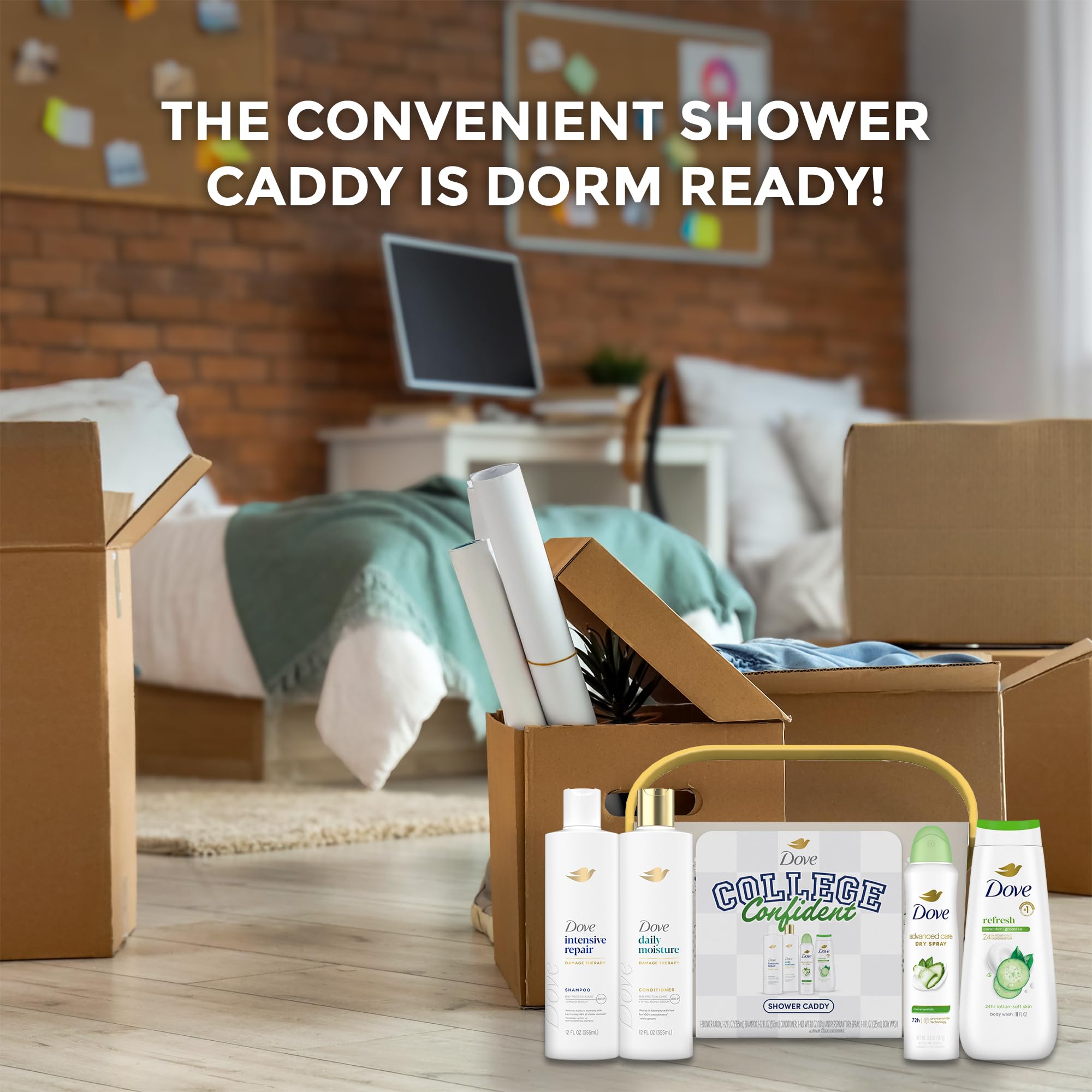 Dove Intensive Repair shampoo lather helps reduce damage and smooth hair.