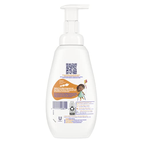 Dove Kids Care Foaming Body Wash Coconut Cookie rich lather makes bath time fun.