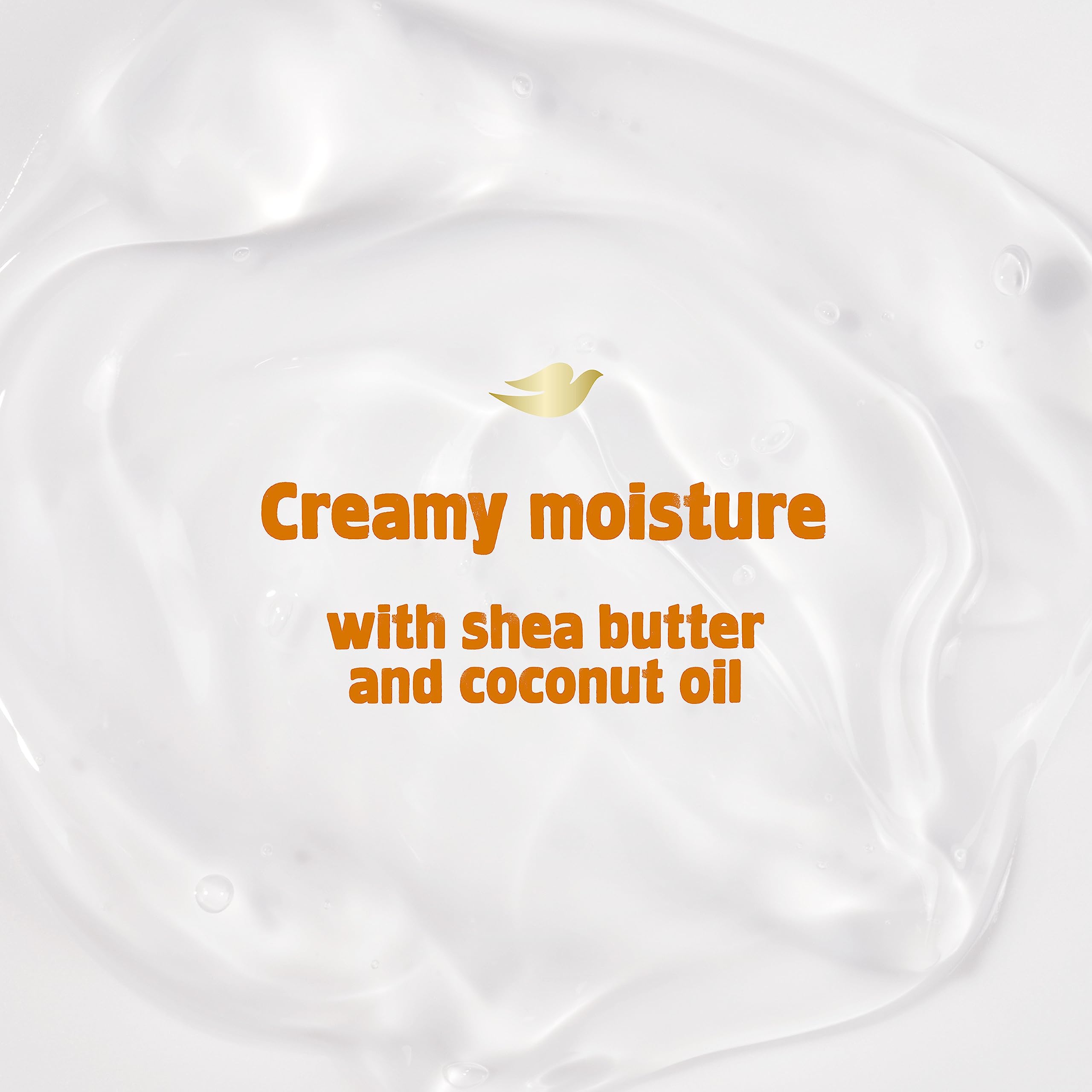 Dove Kids Hair Love soothing coconut and shea ingredients concept shot.