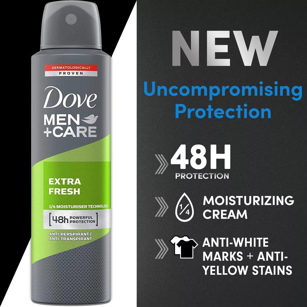 Dove Men+Care 48-hour protection illustration for all-day confidence.