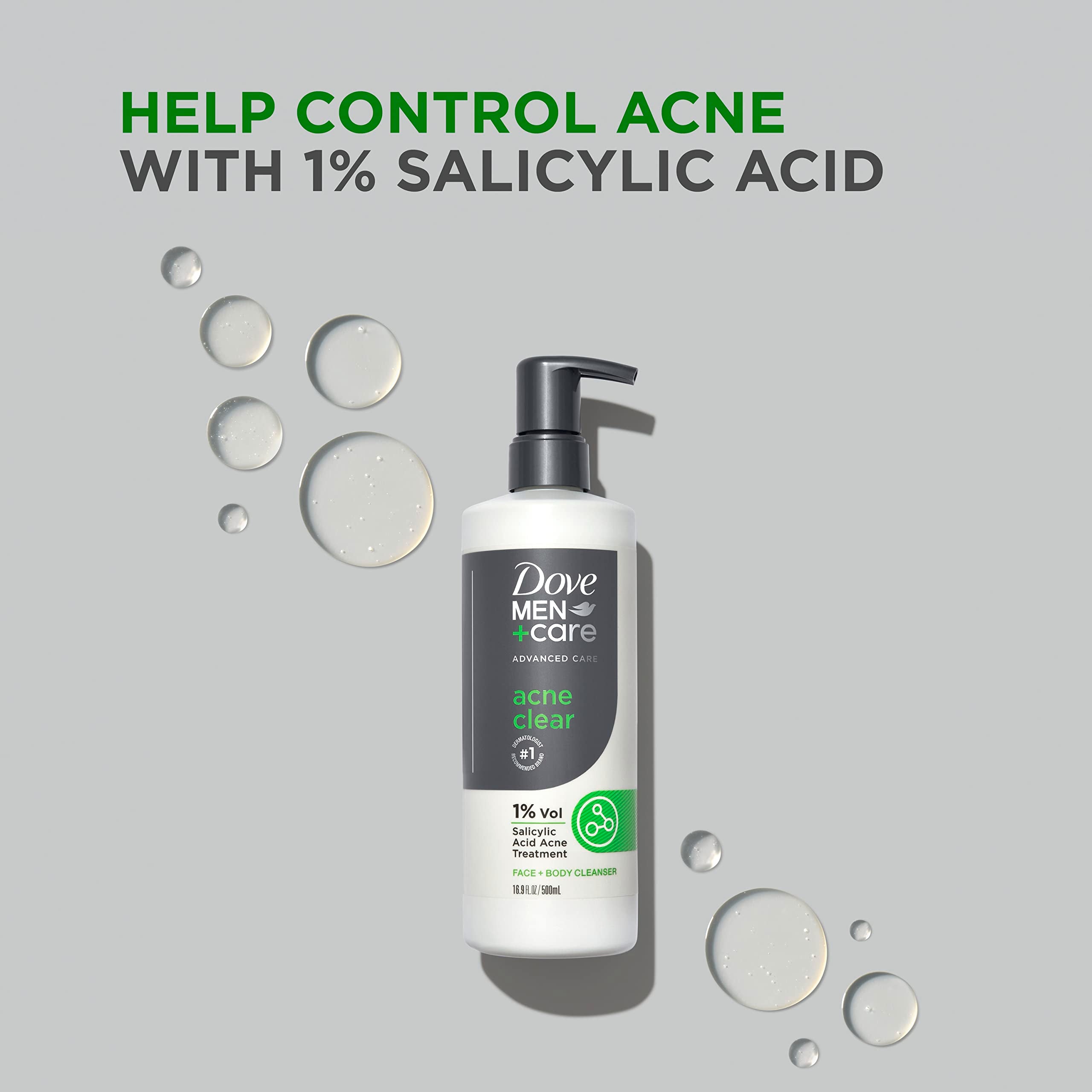 Product showcases 1% salicylic acid for acne-prone skin treatment