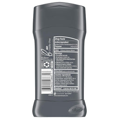 Dove Men+Care antiperspirant texture shows cream-based formula for skin comfort.