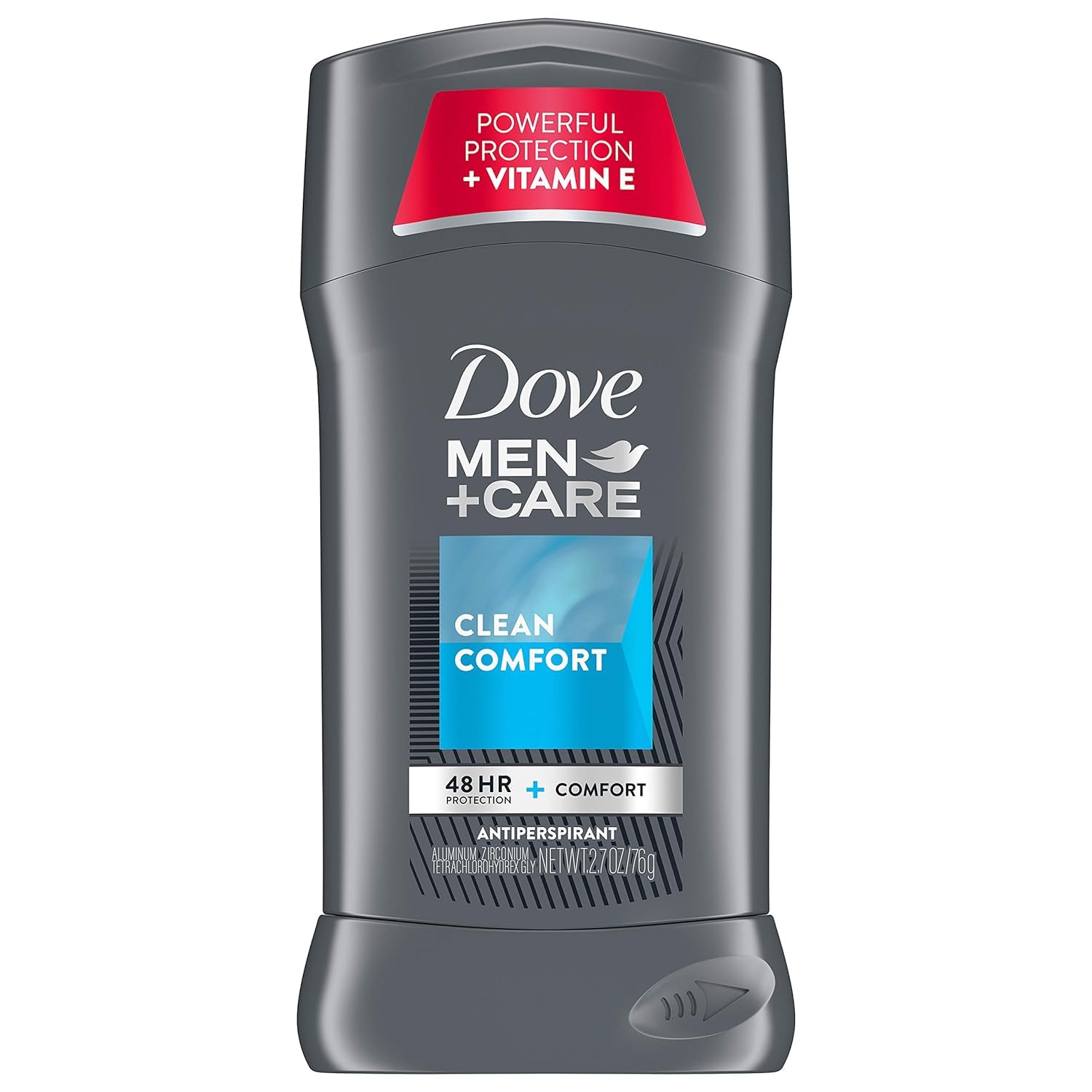Dove Men+Care daily-use antiperspirant for consistent freshness.