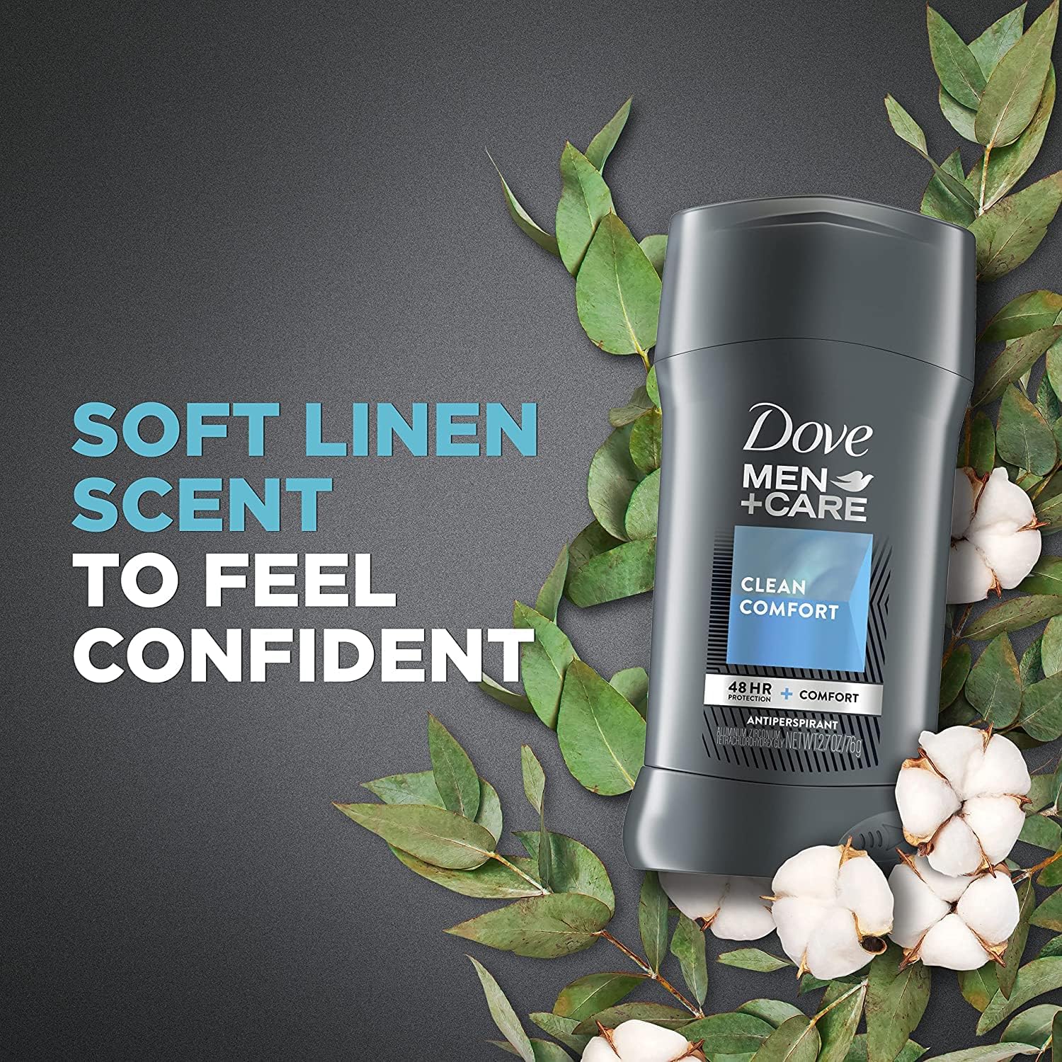 Dove Men+Care pack of 3 sticks offering extended underarm protection each day.