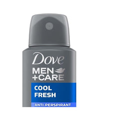 Dove Men+Care Cool Fresh aqua scent close-up for instant refreshed feeling.