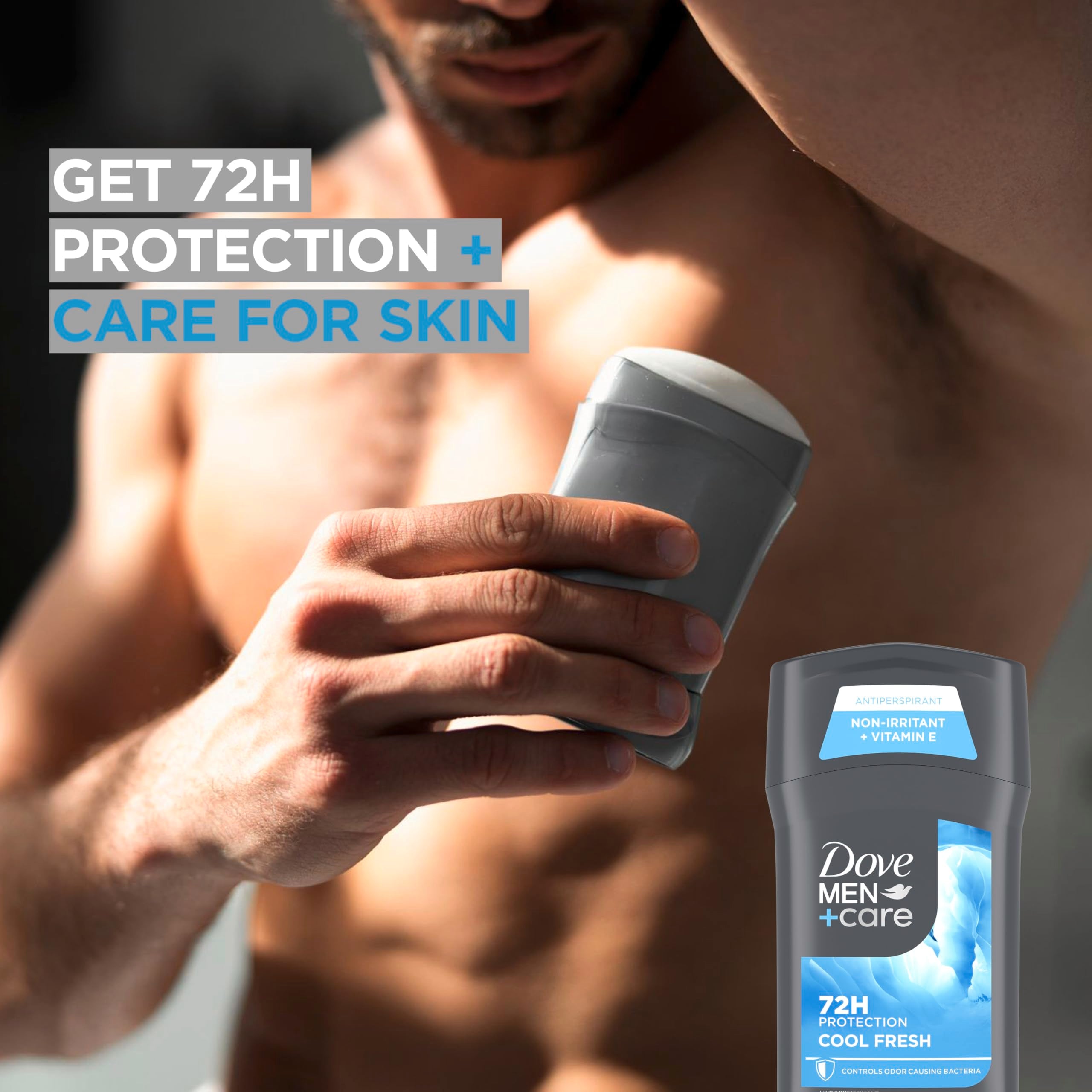 Dove Men+Care vegan PETA-approved badge signals cruelty-free ethics.