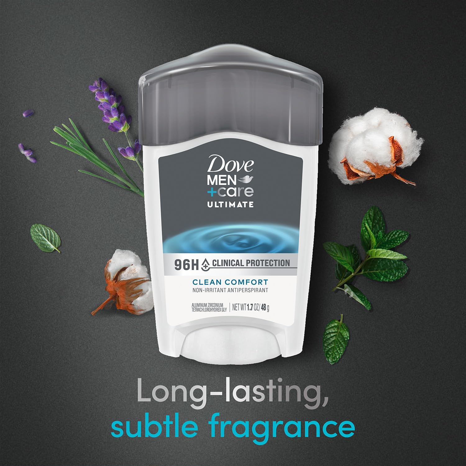 Dove Men+Care cruelty-free logo signals ethical choice.