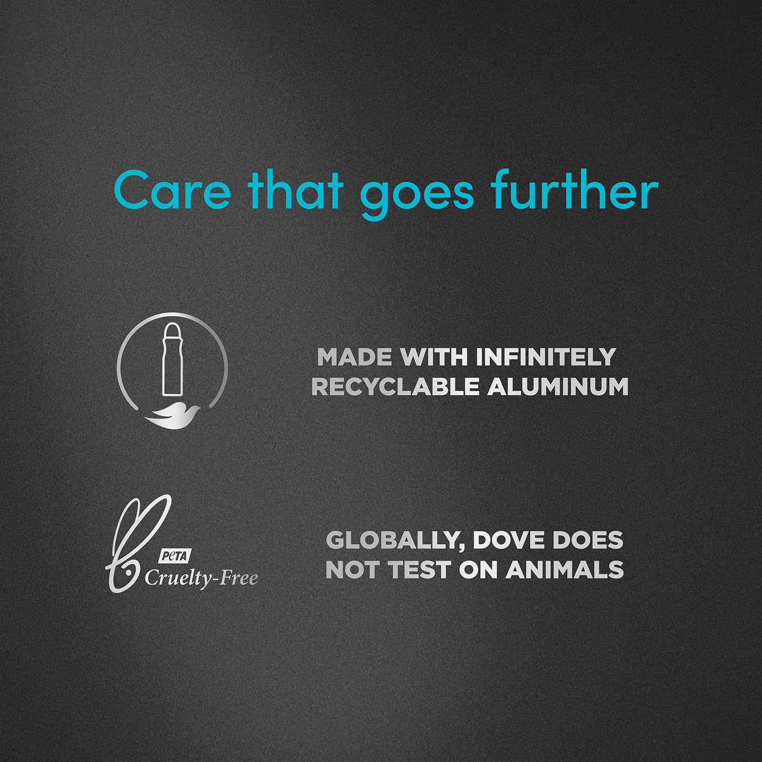 Dove Men+Care easy glide application shown on skin.