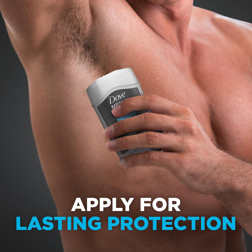 Dove Men+Care twist-dial close-up shows easy application.