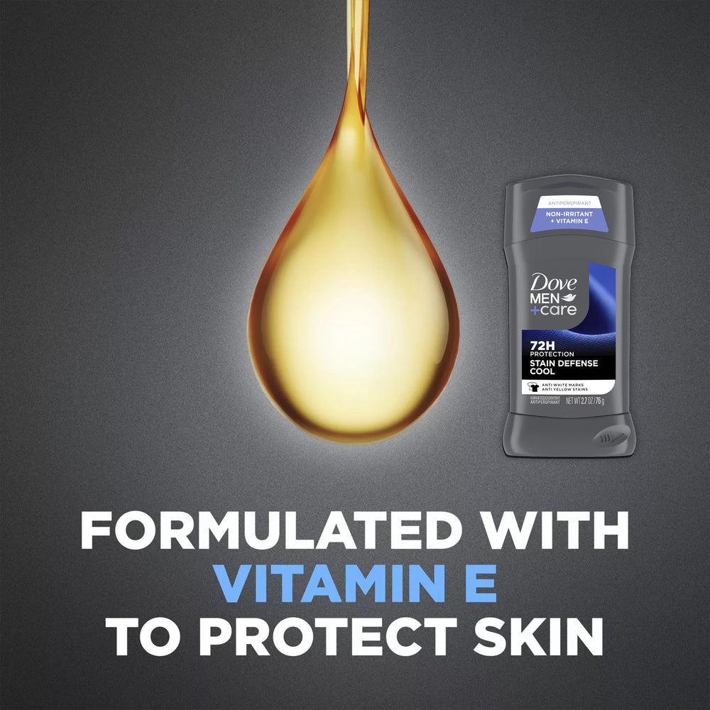 Dove Men+Care deodorant scent rosemary plum sandalwood offers a refreshing aroma.