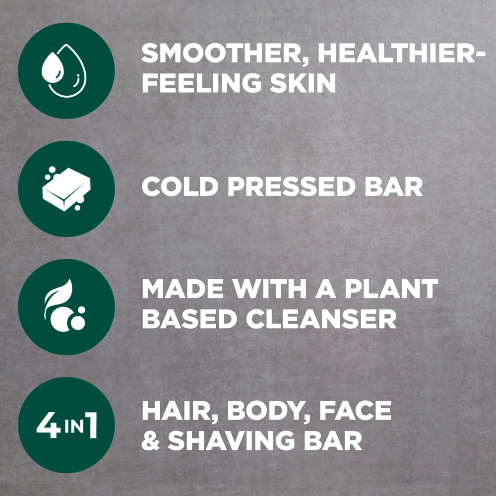 Dove Men+Care dermatologist-recommended badge on pack builds trust