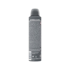 Dove Men+Care dry spray application showing quick-dry feel and comfortable wear.