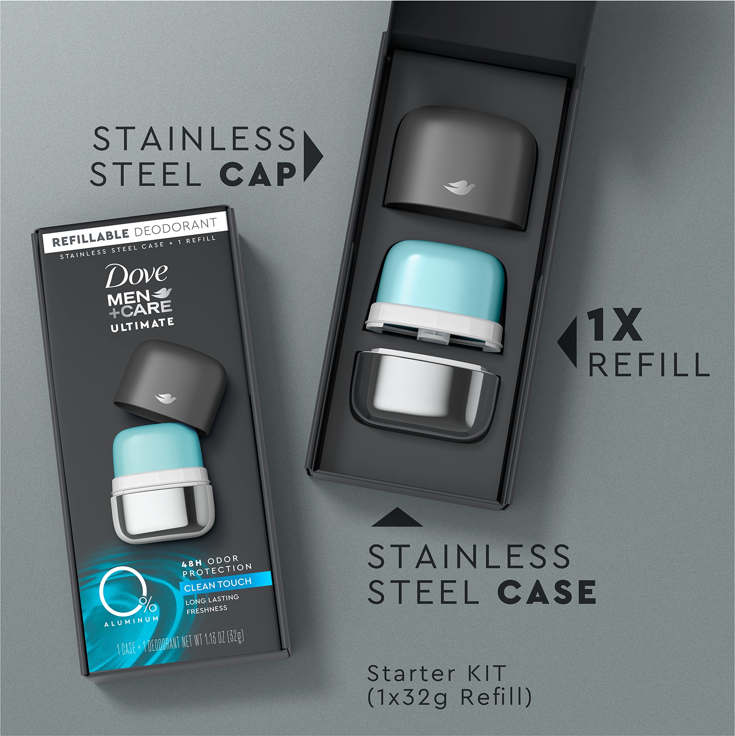Dove Men+Care glycerin ingredient for skin comfort and care.