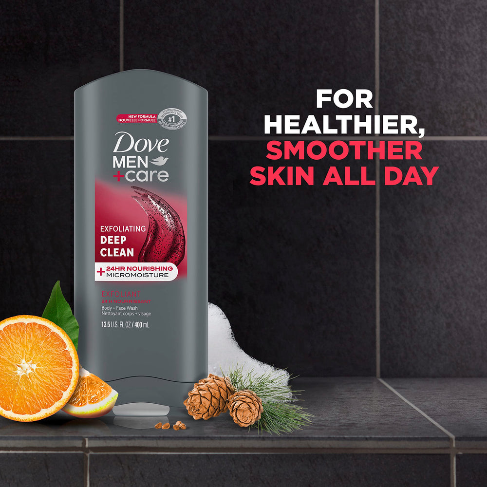 Dove Men+Care ingredientes vegetales: cuidado suave con base vegetal