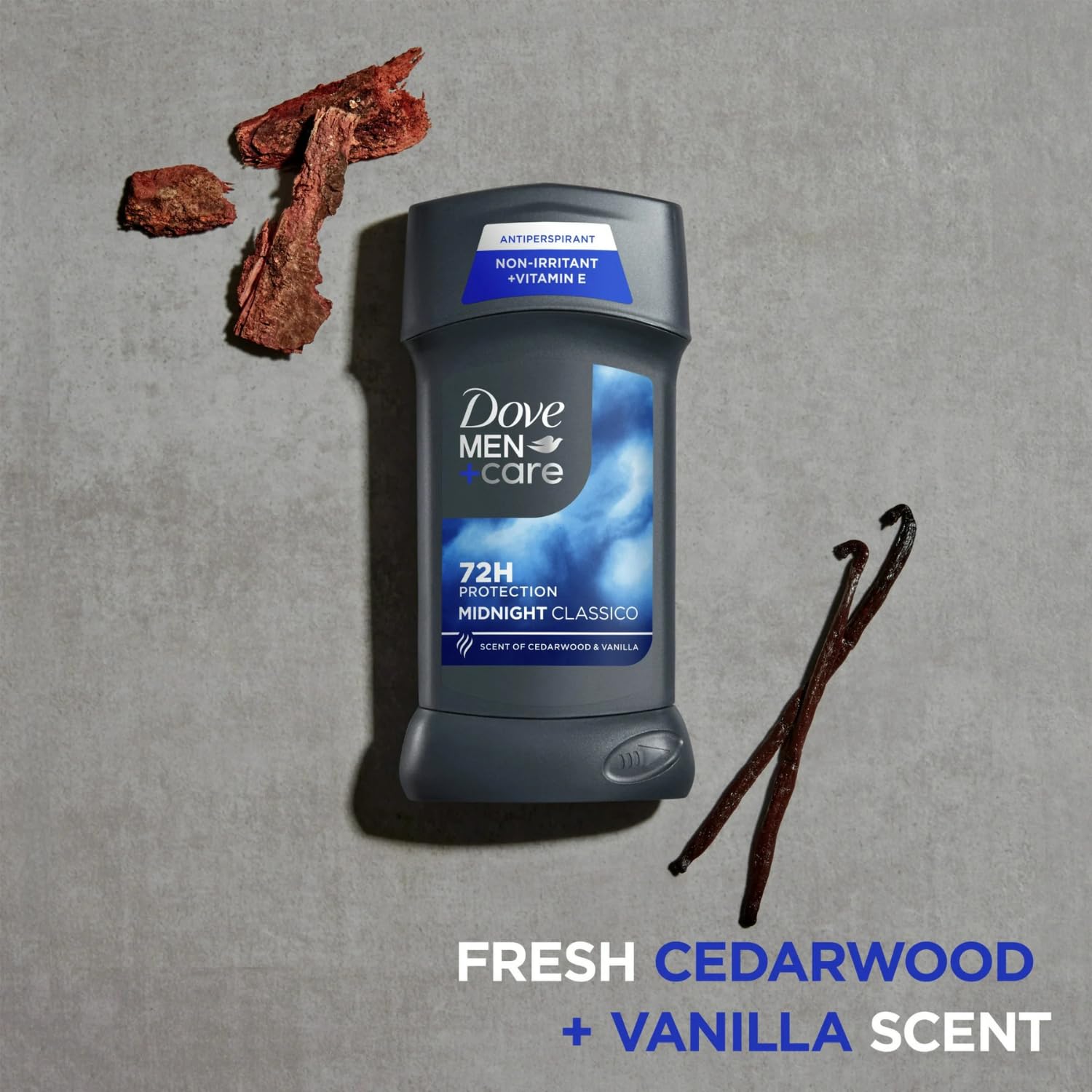Dove Men+Care Midnight Classico scent profile for day and night confidence