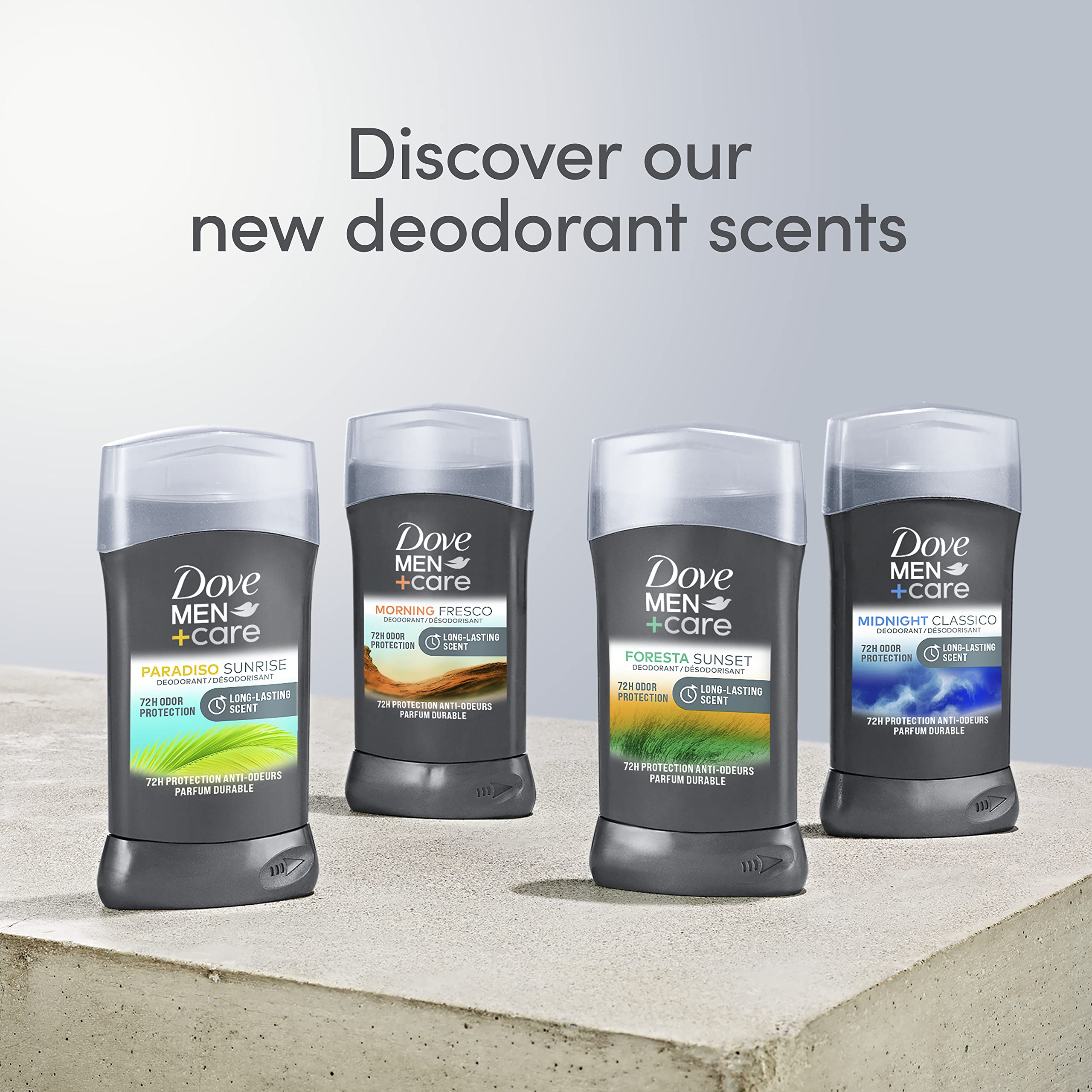 Dove Men+Care Morning Fresco aluminum-free formula on underarm care
