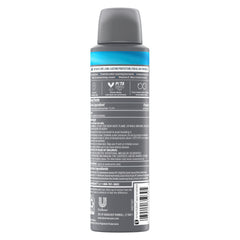 Dove Men+Care 72-hour protection visual emphasizes lasting odor and wetness defense.